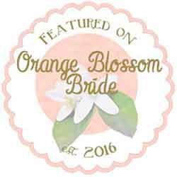 As Featured in Orange Blossom Bride